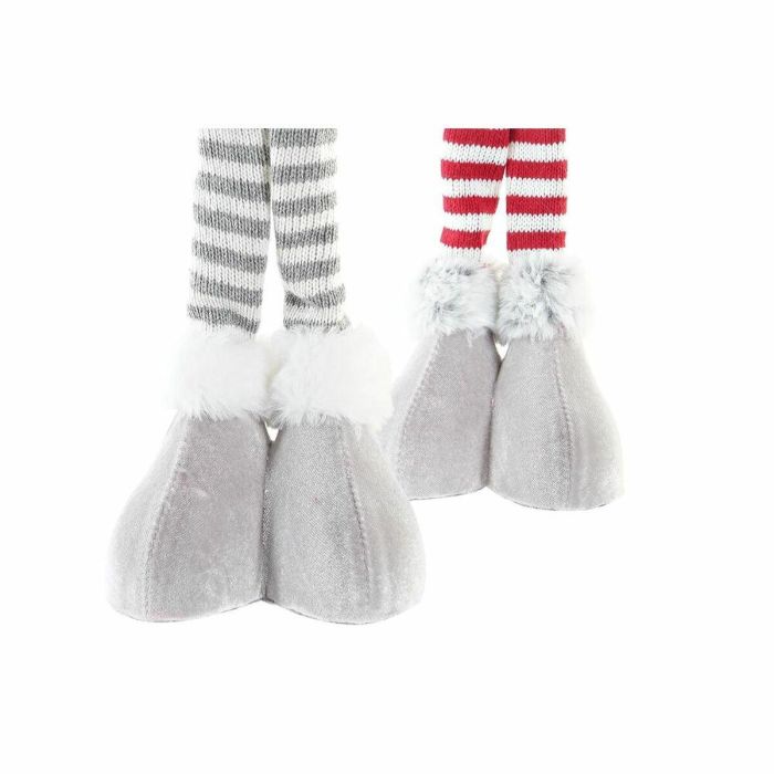 Figura Navidad Tradicional DKD Home Decor Blanco 9 x 79 x 17 cm (2 Unidades) 2 Figura Navidad Tradicional DKD Home Decor Blanco 9 x 79 x 17 cm (2 Unidades) 2