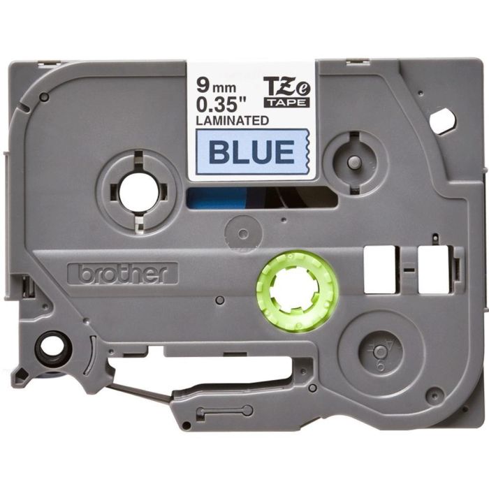 BROTHER Cinta laminada azul/negro 9mm, 8m