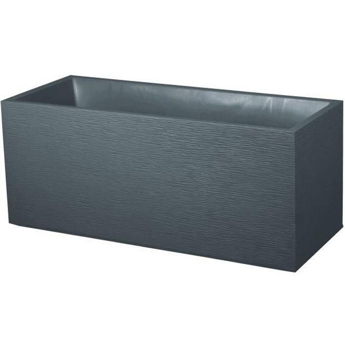 EDA Jardinera Graphit 99,5x39x43 cm 97,6 L Gris antracita | Macetero exterior/interior con retención de agua, anti-UV y anticongelante EDA Jardinera Graphit 99,5x39x43 cm 97,6 L Gris antracita | Macetero exterior/interior con retención de agua, anti-UV y anticongelante