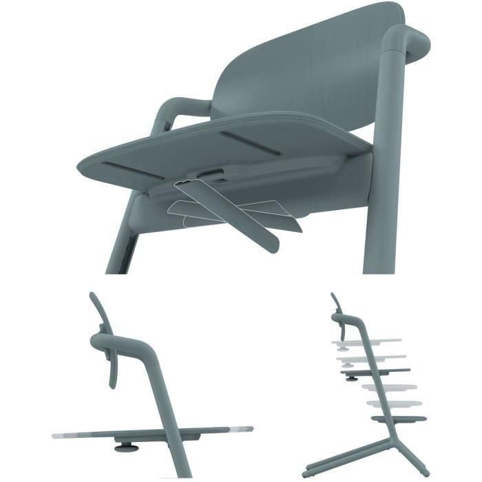 Trona evolutiva CYBEX LEMO 2 - Azul - Regulable en altura y profundidad - Set de bebé incluido 5 Trona evolutiva CYBEX LEMO 2 - Azul - Regulable en altura y profundidad - Set de bebé incluido 5
