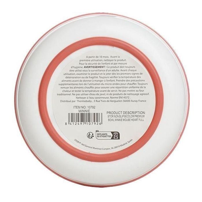 CAJA DE COMIDA DE 3 PIEZAS MINNIE TAZA / CUENCO / PLATO - Set 3uds Non-Sl 5 CAJA DE COMIDA DE 3 PIEZAS MINNIE TAZA / CUENCO / PLATO - Set 3uds Non-Sl 5