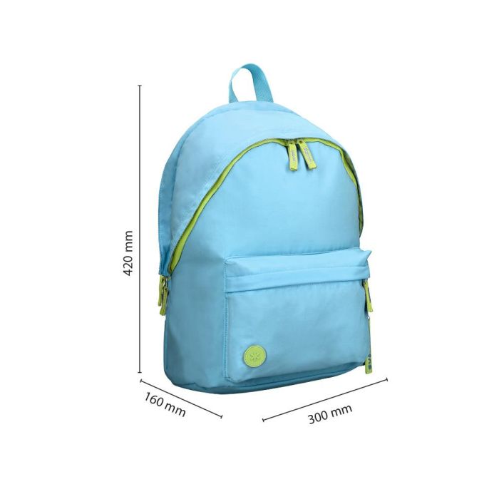 Mochila Antartik Teens 20 L Compartimento Para Portatil Color Turquesa 420 X 160 X 300 mm 1