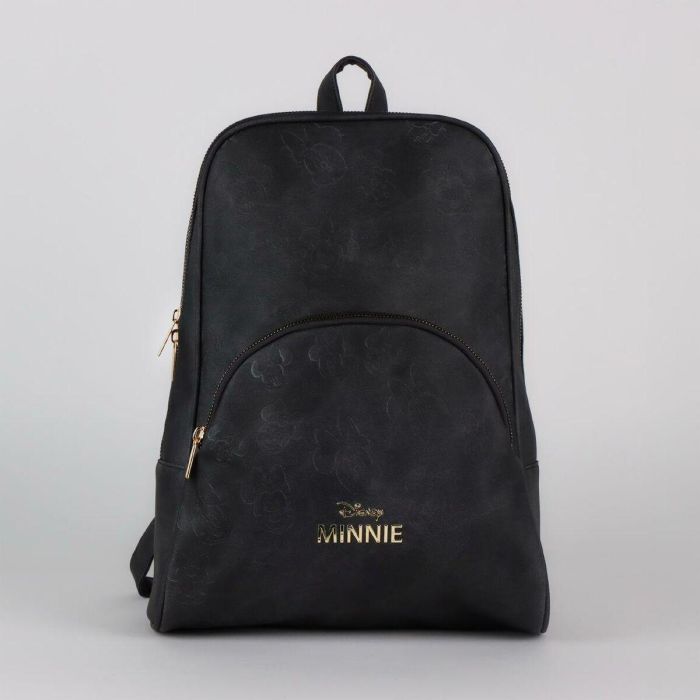 Cerdá Mochila casual Minnie polipiel negra, diseño urbano para niños y adultos, ideal para viajes y uso diario, a partir de 3 años 2 Cerdá Mochila casual Minnie polipiel negra, diseño urbano para niños y adultos, ideal para viajes y uso diario, a partir de 3 años 2