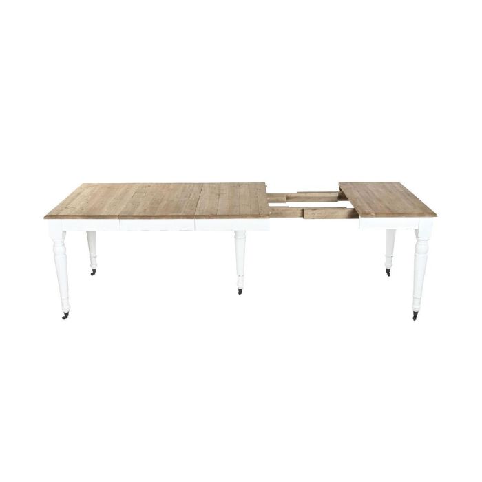 Mesa de Comedor Home ESPRIT Blanco Abeto 100 x 100 x 78 cm 12