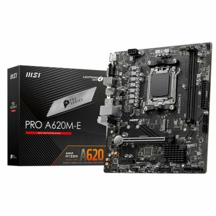 MSI Placa Base A620M-E Pro mATX AM5 9 MSI Placa Base A620M-E Pro mATX AM5 9