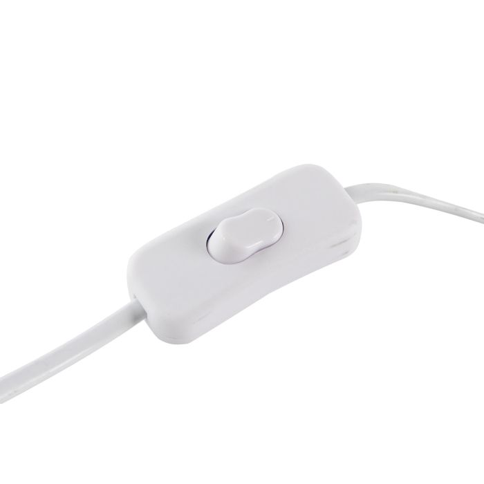 DKD Home Decor Lámpara de Sobremesa Urban de Ratán Marrón 29x40x29 cm, Bombilla E27 50W 220V 5