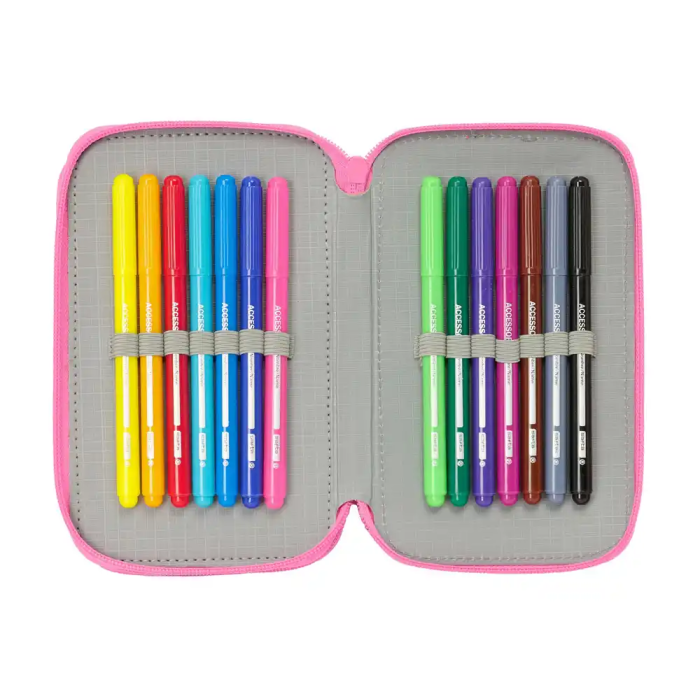 Safta Plumier Triple Gabby's Dollhouse Confetti 37 Piezas 12,5x19,5x5,5 cm 5 Safta Plumier Triple Gabby's Dollhouse Confetti 37 Piezas 12,5x19,5x5,5 cm 5