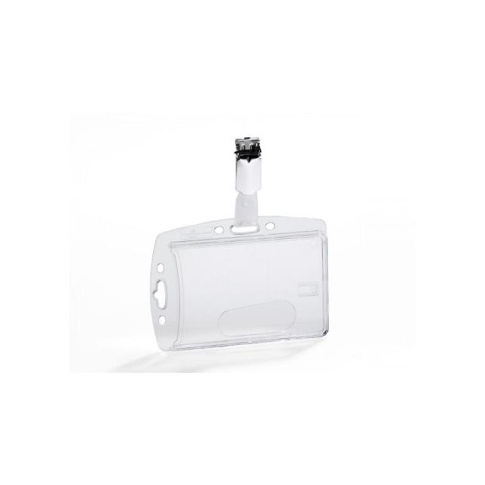 Durable 8005-19 Identificadores Rígidos con Pinza para Tarjetas 54x85mm, 25 Piezas 1