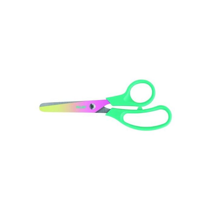 Tijeras Escolares Milan 13 Cm Basic Sunset En Blister Turquesa