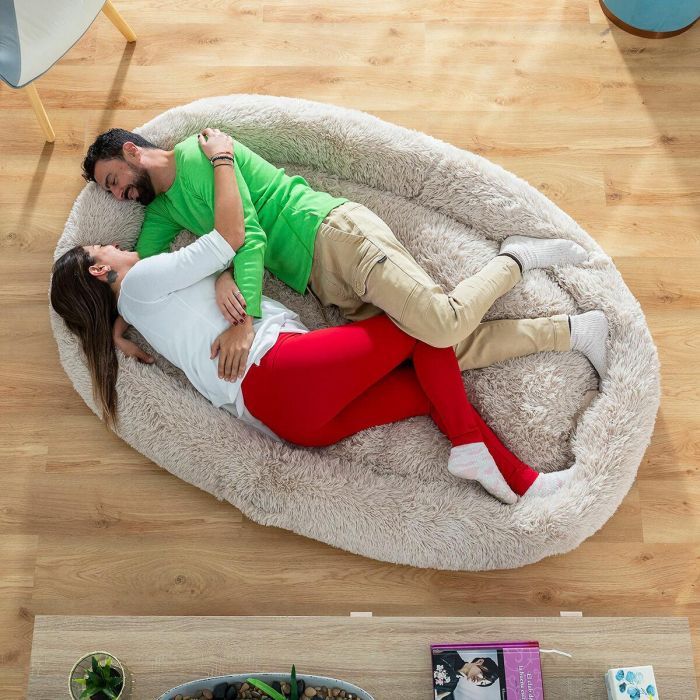 Cama de Perro para Humanos | Human Dog Bed XXL InnovaGoods Beige 13 Cama de Perro para Humanos | Human Dog Bed XXL InnovaGoods Beige 13