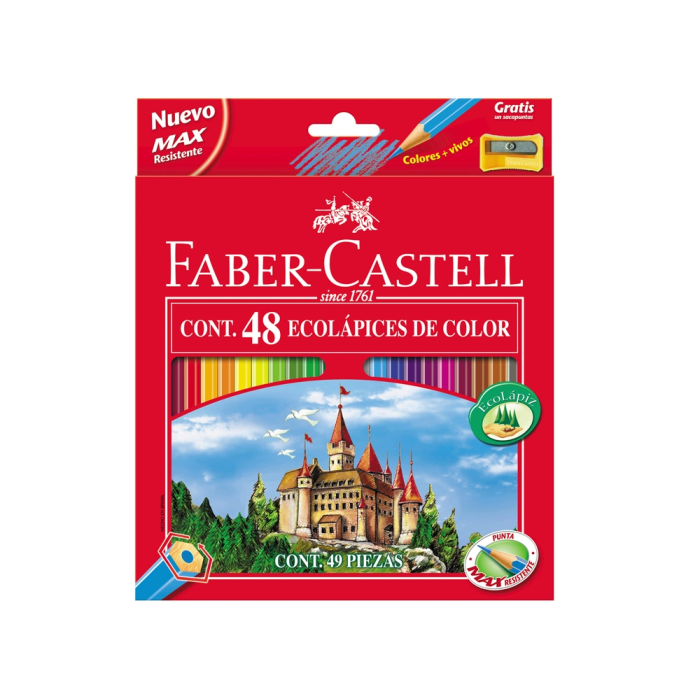 Faber Castell Lápices De Colores Classic C-Surtidos Estuche 48 Unidades 1
