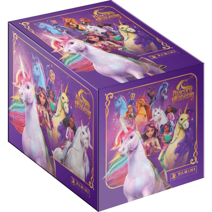 Panini PAN8051708027914 - Caja de 36 paquetes - Escuela de Unicornios - 180 pegatinas
