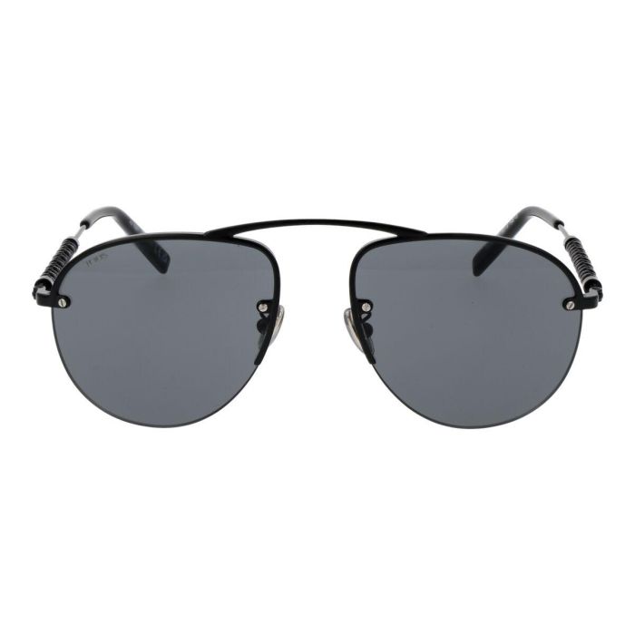 Tod'S Gafas de Sol TO0356 01A Aviador para Hombre Negro Metal Gris Humo 2 Tod'S Gafas de Sol TO0356 01A Aviador para Hombre Negro Metal Gris Humo 2