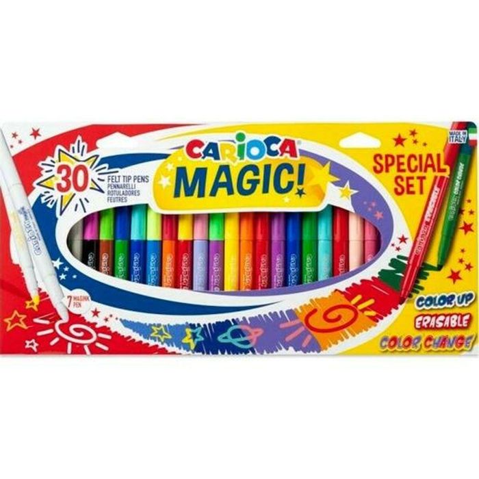 Set de Rotuladores Carioca Magic! Multicolor 30 piezas (10 Unidades) 1 Set de Rotuladores Carioca Magic! Multicolor 30 piezas (10 Unidades) 1