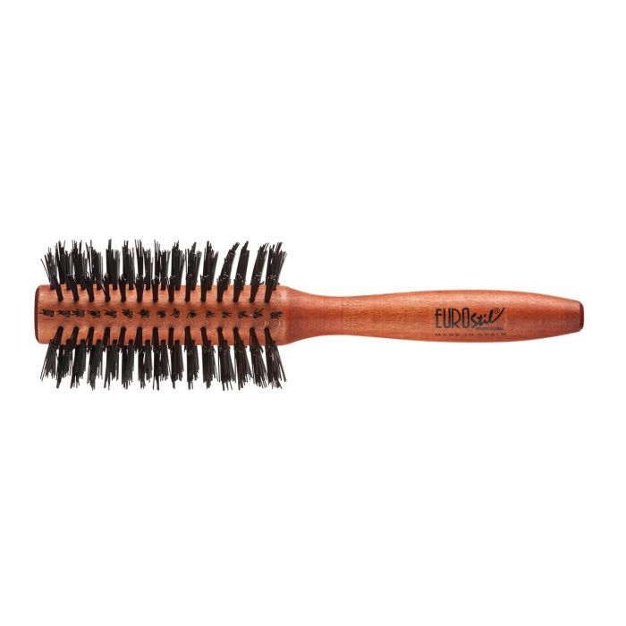 EUROSTIL Cepillo circular de madera y nylon 24mm para mujer EUROSTIL Cepillo circular de madera y nylon 24mm para mujer