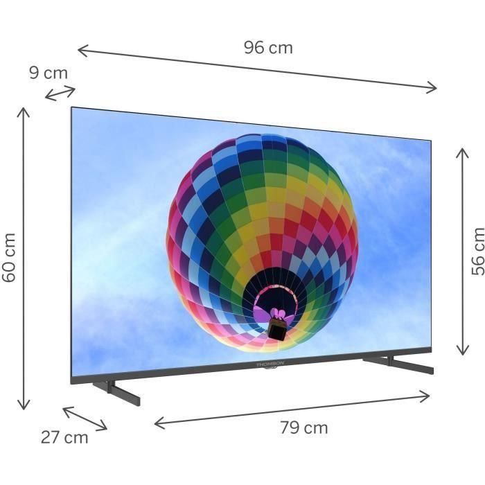 THOMSON 43QG4S14 - Televisor QLED 43 (109 cm) - 4K 3840x2160 - HDR 10 - Google TV - 2xHDMI 2.1 + 2xHDMI 2.0 1 THOMSON 43QG4S14 - Televisor QLED 43 (109 cm) - 4K 3840x2160 - HDR 10 - Google TV - 2xHDMI 2.1 + 2xHDMI 2.0 1