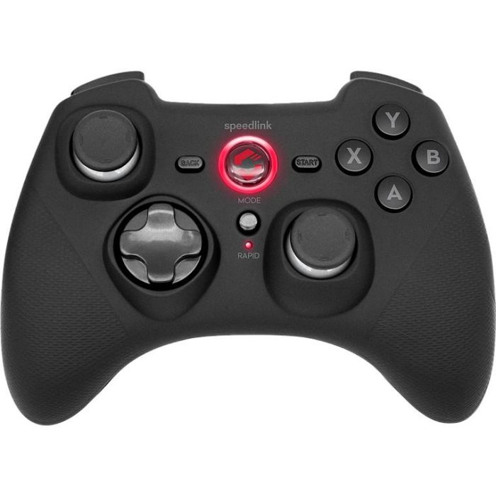 Speedlink Gamepad inalámbrico RAIT para PC, PS3, Nintendo Switch/OLED con vibración y joystick analógico, RF 2.4 GHz