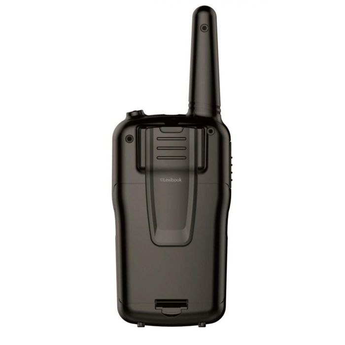Lexibook Walkie-Talkie negro, largo alcance 8 km en exteriores, con función de silenciamiento, monitor y linterna integrada 1 Lexibook Walkie-Talkie negro, largo alcance 8 km en exteriores, con función de silenciamiento, monitor y linterna integrada 1