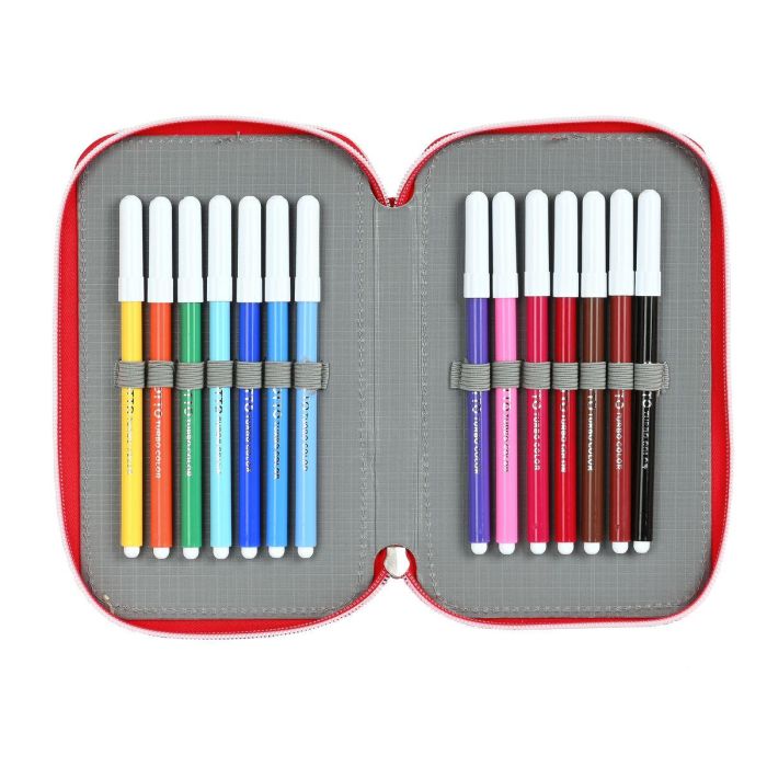 Plumier Doble Sevilla Fútbol Club Rojo (28 piezas) 1 Plumier Doble Sevilla Fútbol Club Rojo (28 piezas) 1