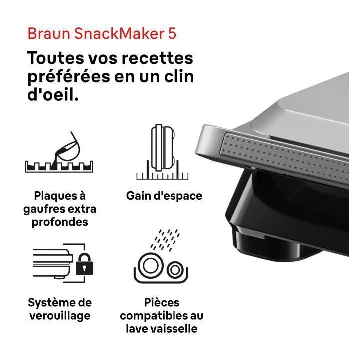 Sandwichera Braun SM5006 3