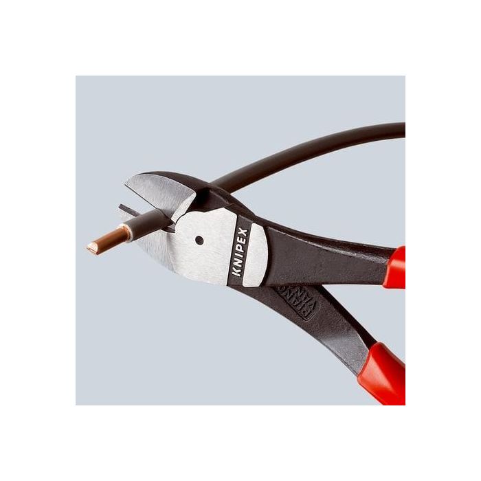 KNIPEX Kraft-Seitenschneider 200 mm. Kunststoff berzogen 4 KNIPEX Kraft-Seitenschneider 200 mm. Kunststoff berzogen 4