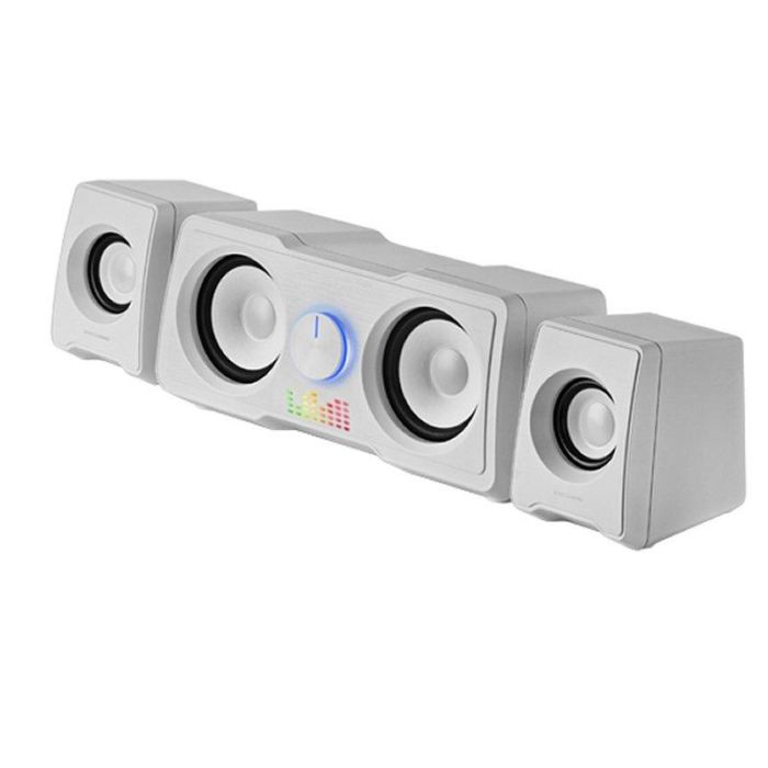 Mars Gaming Altavoces MS22W 35W 2.2 Blancos con Iluminación RGB para PC y Consolas 1