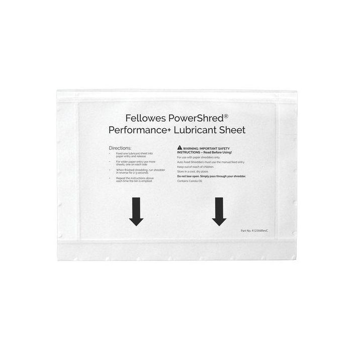 Aceite Para Destructoras Fellowes En Hojas Pack De 10