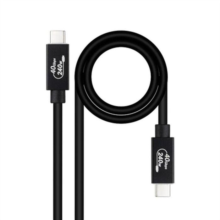 NANOCABLE CABLE USB 4 GEN3x2 40Gbps 5A/240W, USB-C M/M 1.8 M 0 NANOCABLE CABLE USB 4 GEN3x2 40Gbps 5A/240W, USB-C M/M 1.8 M 0