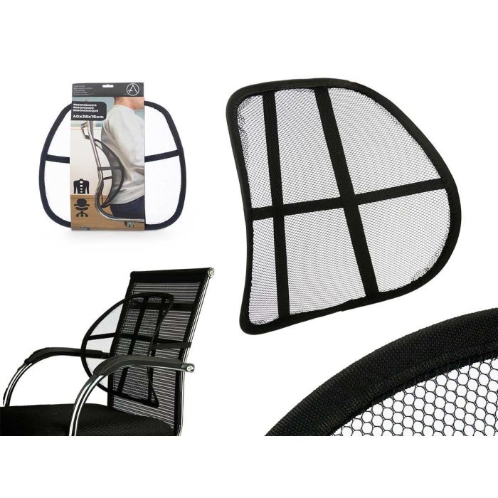 Arte Regal Soporte Lumbares para Silla, Negro, 41x15x39 cm (12 Unidades) Arte Regal Soporte Lumbares para Silla, Negro, 41x15x39 cm (12 Unidades)
