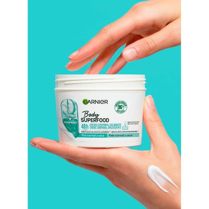 Garnier Body Superfood Crema Corporal Calmante Aloe Vera Piel Normal a Seca 380 ml Garnier Body Superfood Crema Corporal Calmante Aloe Vera Piel Normal a Seca 380 ml