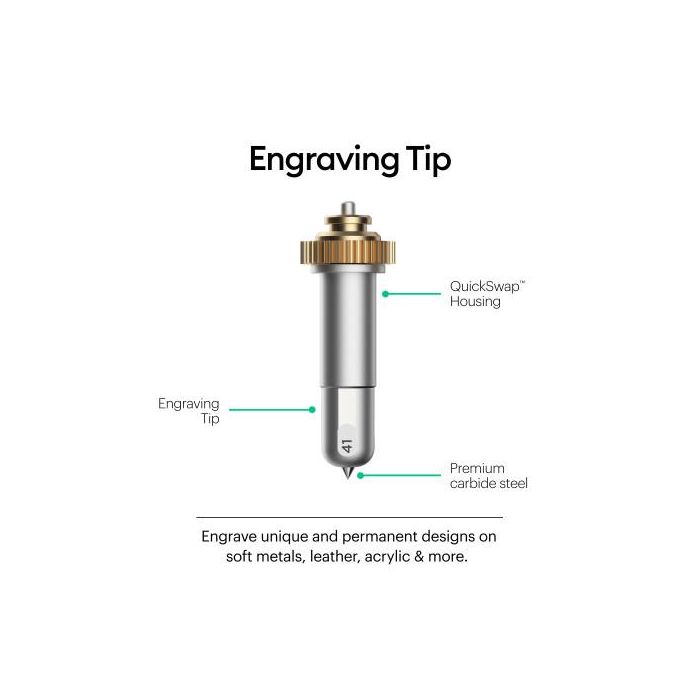 Cricut 2006978 Pieza y Accesorio para Máquinas de Corte para Bricolaje Color Plata, 1 Pieza 1