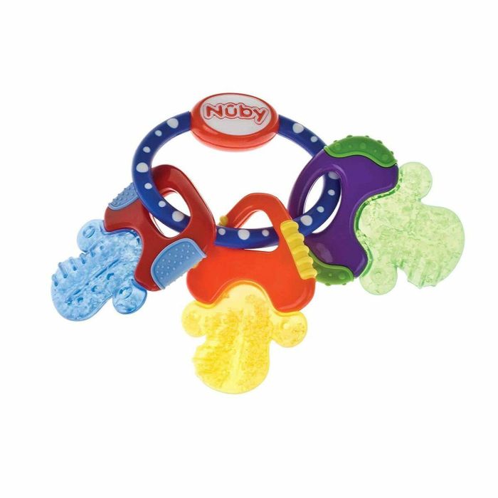 Nuby Anillo de Dentición Llaves de Refrigeración 4m+ Multicolor 2