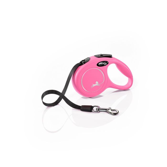 Flexi Correa Automática New Classic XS Cinta 3M Rosa para Perros, Plástico y Nylon Resistente. 3 Flexi Correa Automática New Classic XS Cinta 3M Rosa para Perros, Plástico y Nylon Resistente. 3
