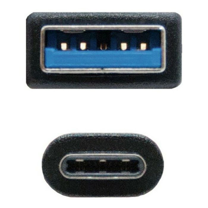 Cable USB a Mini USB NANOCABLE 10.01.4000 (0,5M) Negro 2 Cable USB a Mini USB NANOCABLE 10.01.4000 (0,5M) Negro 2