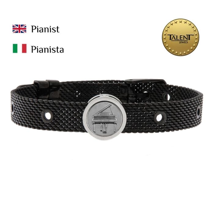 Pulsera Unisex Pianist Talent Jewels TJA-4-06-03-2-235 Negro 1 Pulsera Unisex Pianist Talent Jewels TJA-4-06-03-2-235 Negro 1
