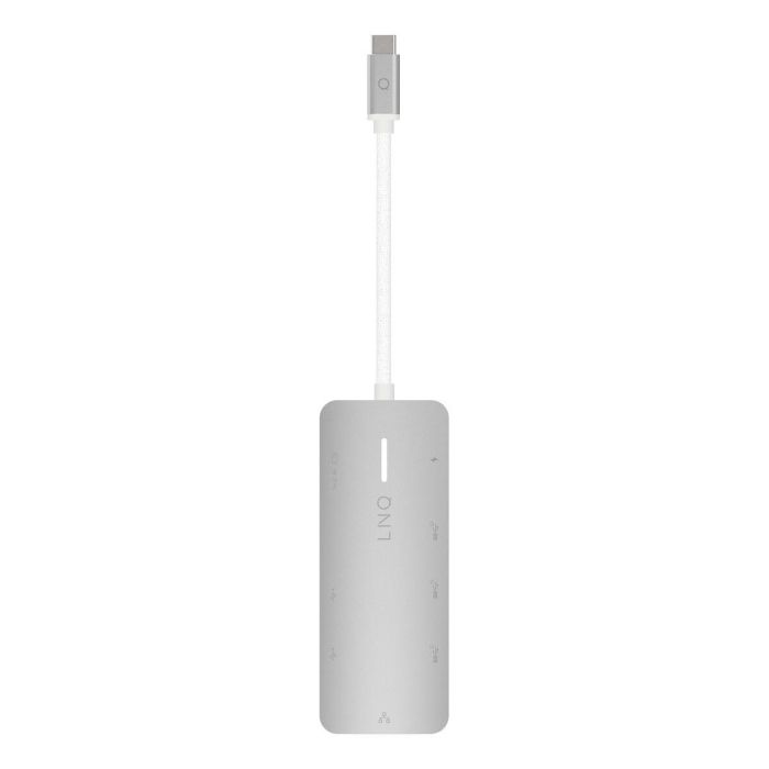 Hub USB Linq Byelements LQ49081PS Blanco Gris 1