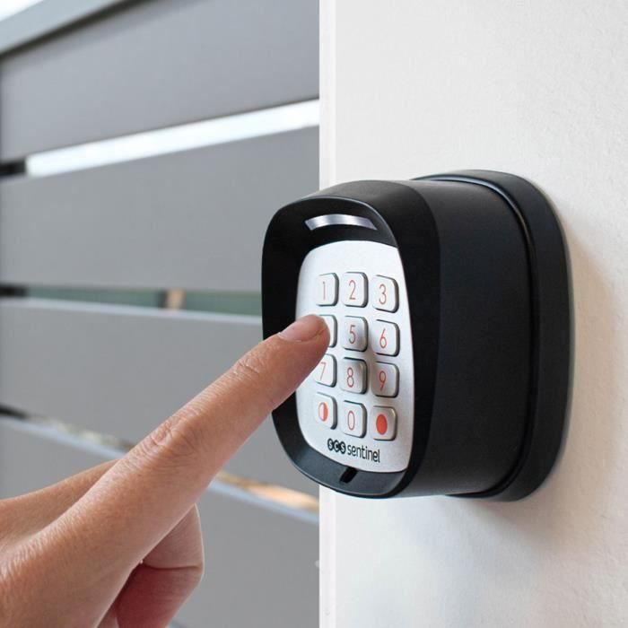 Teclado codificado inalámbrico - SCS SENTINEL - CodeGate - Para cancela o puerta de garaje - Alcance 50m - Pilas no incluidas 1 Teclado codificado inalámbrico - SCS SENTINEL - CodeGate - Para cancela o puerta de garaje - Alcance 50m - Pilas no incluidas 1