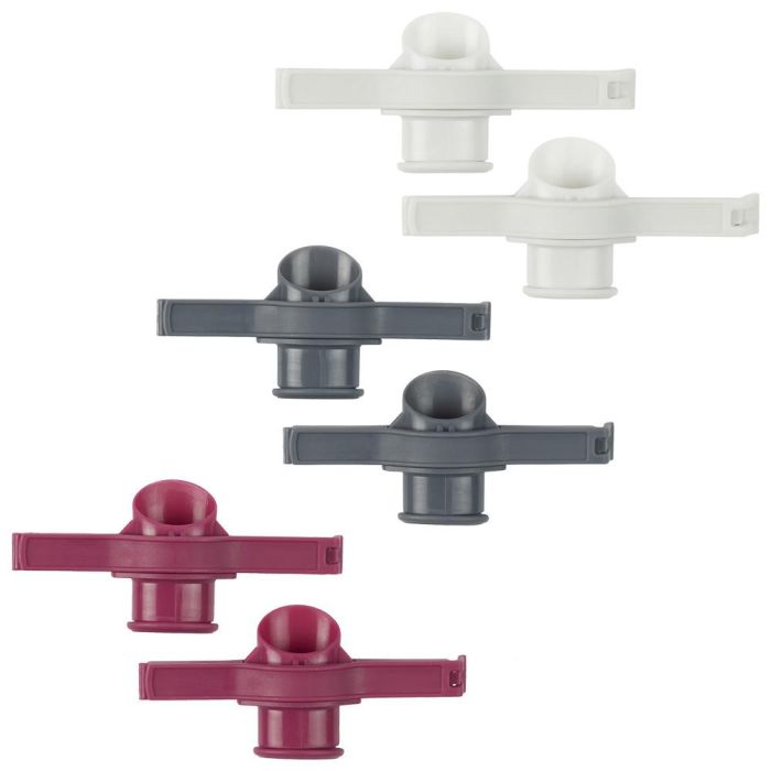 Cook Concept Juego de 2 Pinzas con Dispensador y Vertedor para Bolsas, Colores Surtidos 2