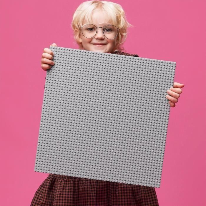 LEGO 11024 Classic The Grey Building Plate 48x48, Base Base para construir, ensamblar y exhibir 4