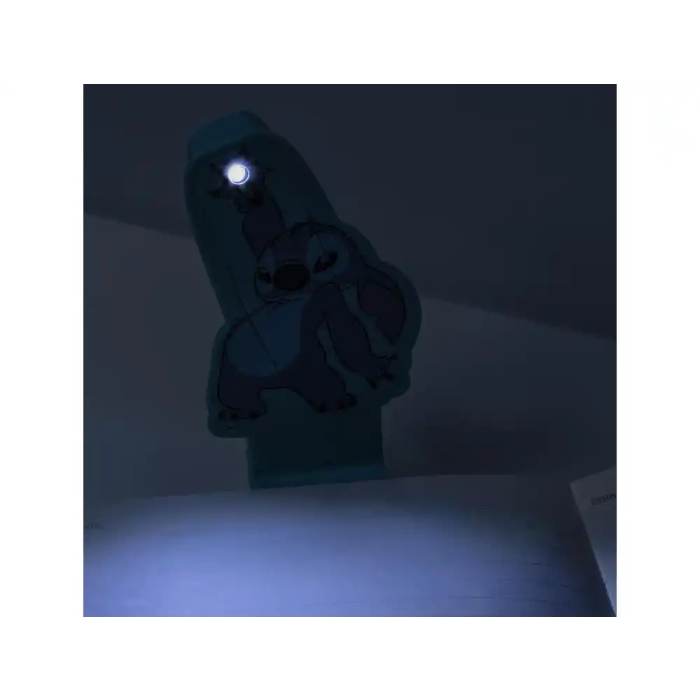 Wondee Lámpara de Lectura Stitch Oficial Disney Flexible Luz LED Marcador de Páginas Ideal para Fans 4