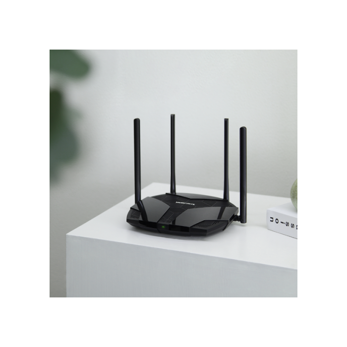 Mercusys MR80X router inalámbrico Gigabit Ethernet Doble banda (2,4 GHz / 5 GHz) Negro 3