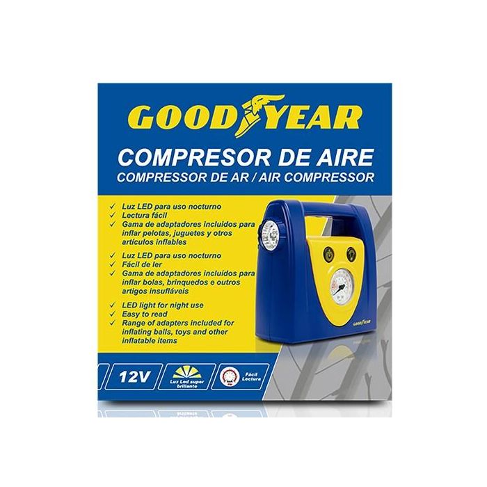 Compresor Aire 50 Psi 3.5 Bar Goodyear 3 A 60 Ah Cs6 GOD0007 4