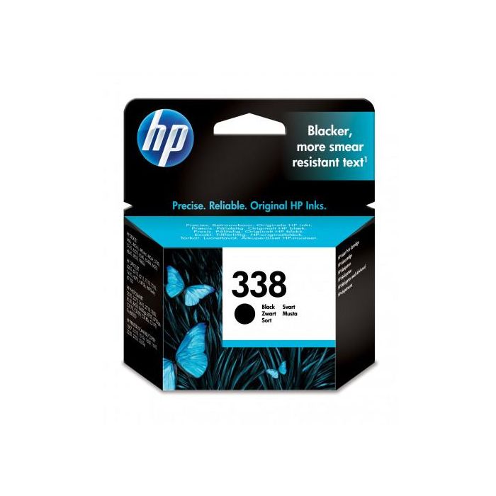 HP PSC-1510/1610/2355/2610/2710, Deskjet 5740/6540/6840, PS-8150/8450 Cart. Negro Nº338, 11ml 1