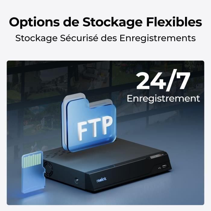 Reolink WC510WAB2K02 Cámara de Seguridad IP Exterior 5MP WiFi Alámbrica/Inalámbrica IP67 compatible con Google Assistant 5