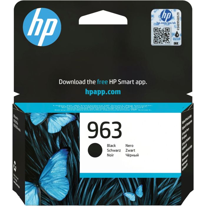 HP 963 Tinta Negra para Officejet Pro 9010, 9012, 9015, 9016, 9019, 9020, 9022, 9025, 9014 All-in-One - 24,1 ml