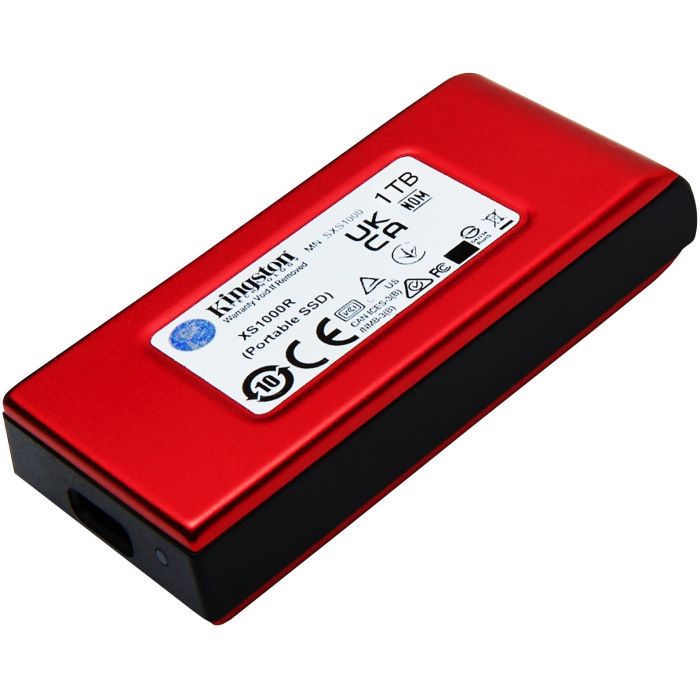 Kingston SSD Externo XS1000 1TB Rojo SXS1000R/1000G - Velocidad hasta 1050MB/s, USB 3.2 Gen 2 3