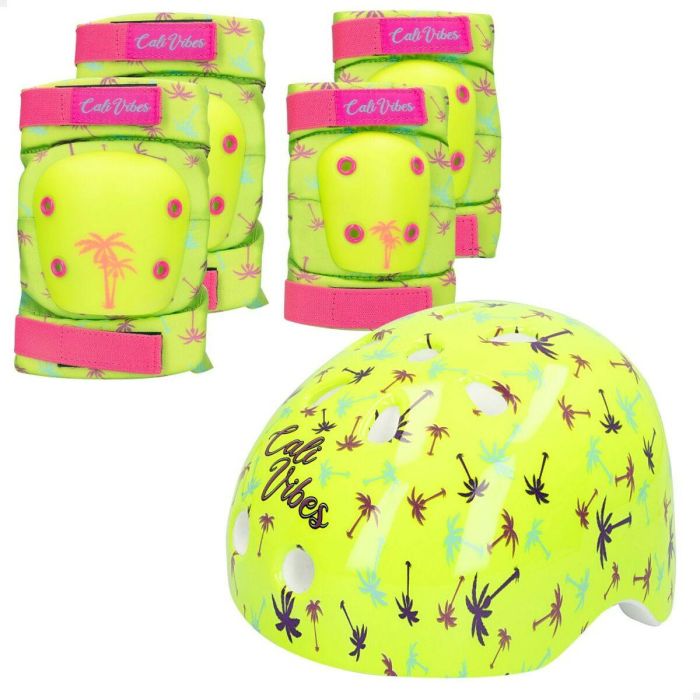 Set de Protección Deportiva Colorbaby Neon Cali Vibes Amarillo (4 Unidades) 6