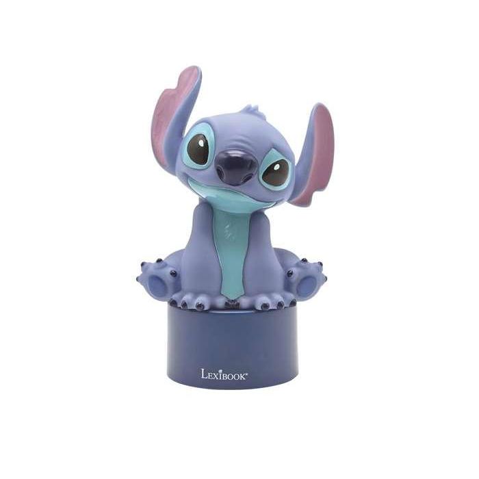 Lexibook Luz Nocturna con Altavoz Disney Stitch NS01D LED Cambio de Color