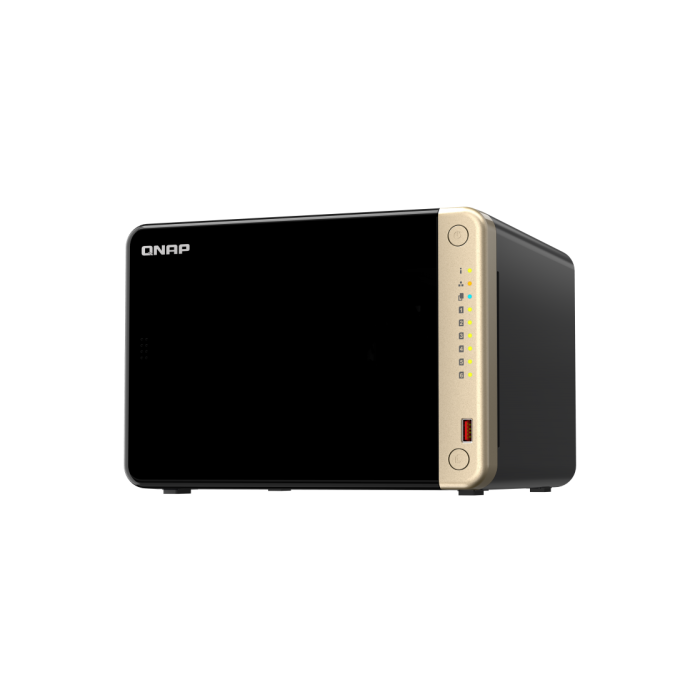 QNAP TS-664-8G NAS Torre Intel® Celeron® N5095 8 GB DDR4 6 Bahías Negro 1