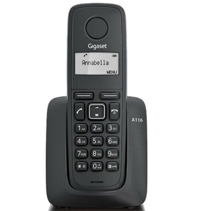 Teléfono Inalámbrico Gigaset A116/ Negro 1 Teléfono Inalámbrico Gigaset A116/ Negro 1